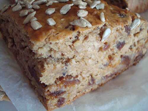 Gâteau rustique pom'épices (sans beurre, sans oeufs, sans lait, sans sucre ajouté)