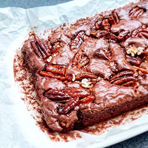 Mon brownie aux noix de pécan caramélisées de Cyril Lignac dans Tous en cuisine