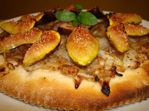 Pissaladière aux figues et aux anchois (Cuisine et vins de France)