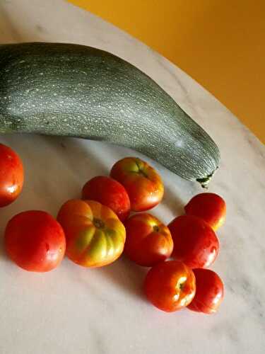 ..Qque faire avec une courgette geante???