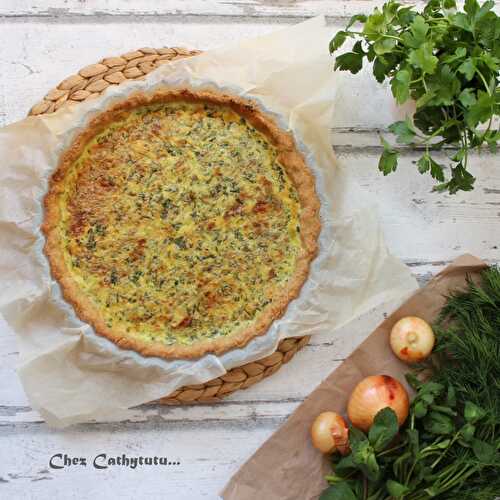 Quiche médiévale aux herbes magiques