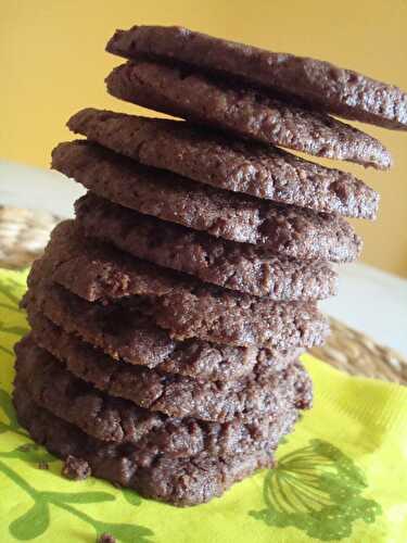 Sablés au gingembre et au chocolat