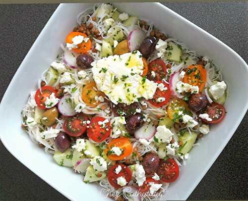 Salade à la grecque (Défi recette.de)