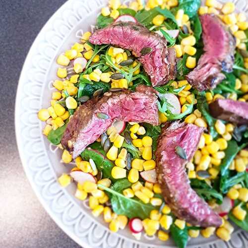 Salade de boeuf mariné (Cyril Lignac)