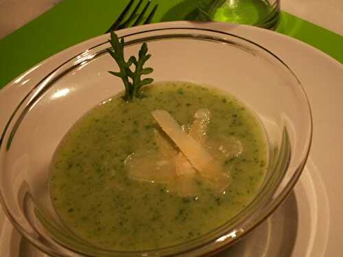 Soupe à la roquette