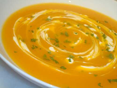 Soupe patate douce et butternut (Nigella Express)