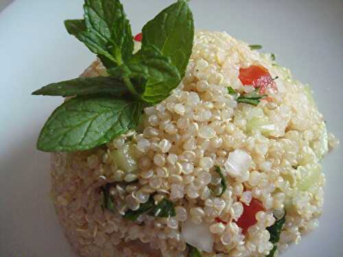 ...Taboulé au quinoa... - ...Chez Cathytutu, défis lifestyle d'une quinqua...