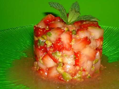 Tartare de fraises(Bcommebon)