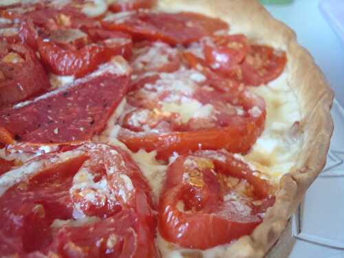 Tarte au thon / tomates