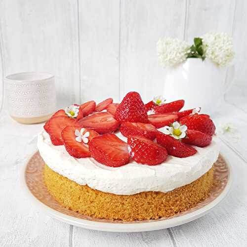 Tarte aux fraises Cléry, sablé breton, chantilly (Mercotte, Cathytutu)