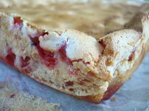 Tarte/gâteau aux groseilles meringuée