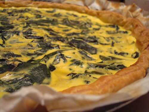 Tarte verte à la brousse (Cuisine et Vins de France)