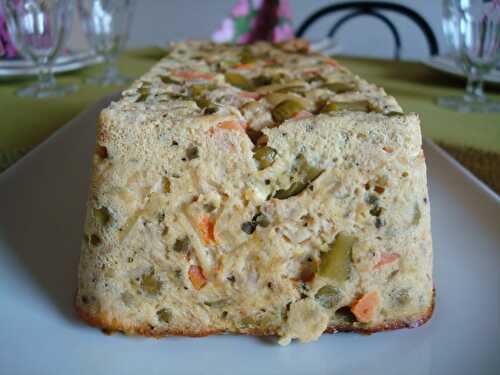 Terrine de thon aux légumes(simple, rapide, léger)