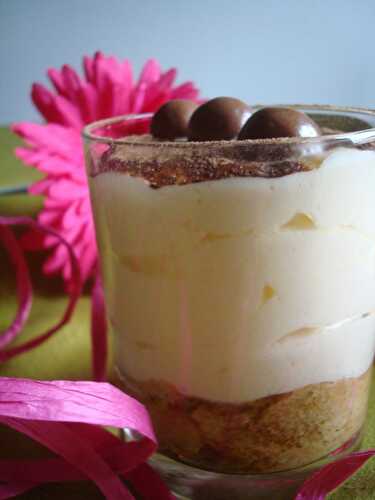 Tiramisu au verre (Verrines de José Maréchal)