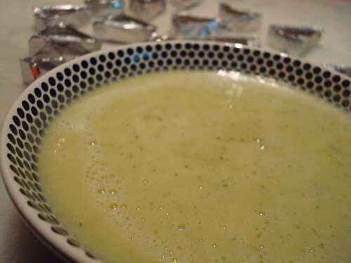 Velouté minute aux courgettes