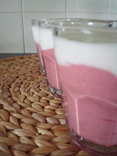 Verrine framboise/lait de coco