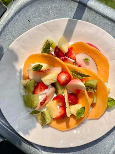 Carpaccio de fruits, Cyril Lignac, Tous en cuisine