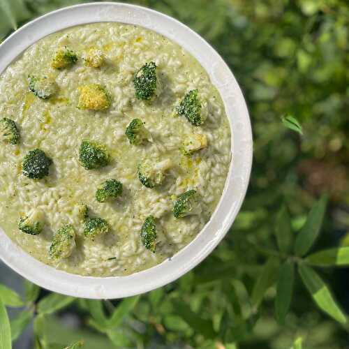 Risotto au pistou et brocolis grillés, Cyril Lignac, Tous en cuisine