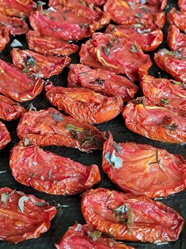 Tomates séchées, confites au four (Ni cru, ni cuit)