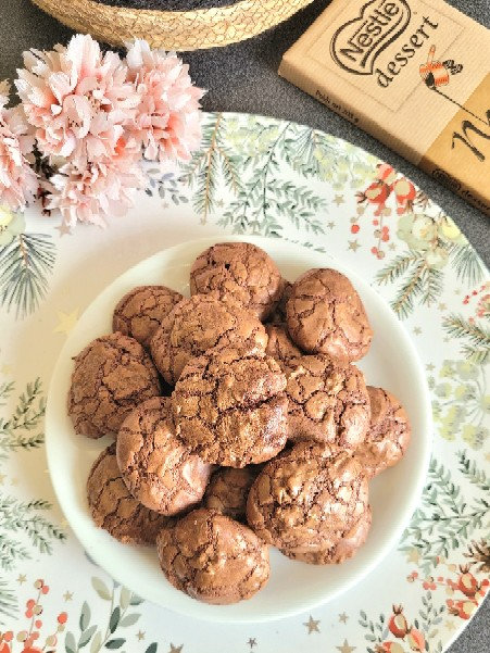 ...Délicieux cookies brownies, super rapide et facile à faire, deux desserts en un... (Il était une fois la pâtisserie)