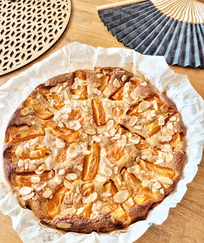 ...Clafoutis aux abricots et amandes de Cyril Lignac, tous en cuisine recettes d'été...