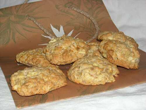 Cookies aux pommes, noix de coco et 5 céréales.