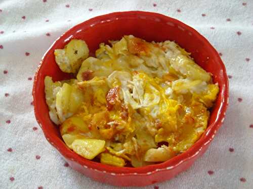 Oeuf brouillé aux légumes pour bébé.