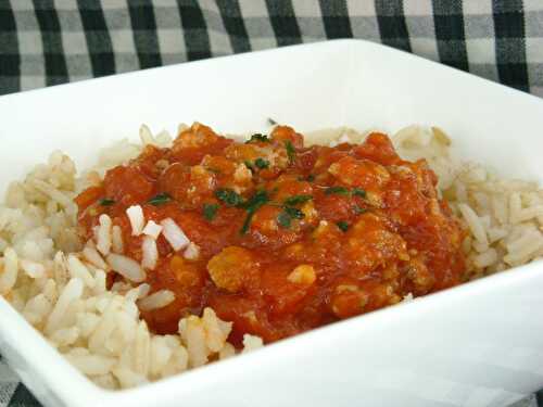 Tomates provençales et sa viande parfumée...