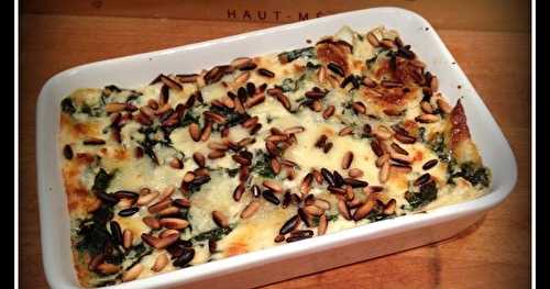 Gratin de feuilles de blettes