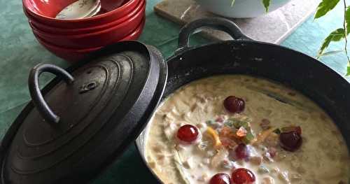 Riz au lait aux fruits confits