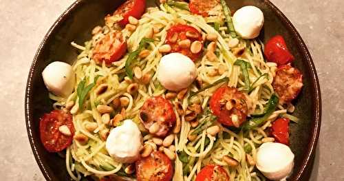 Salade de spaghettis estivale