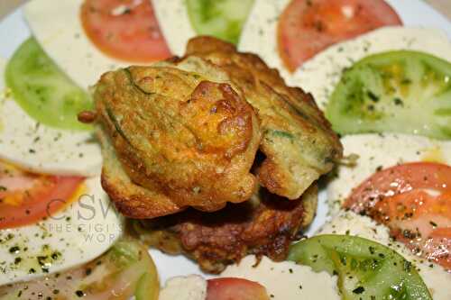 Beignets de fleurs de courgettes