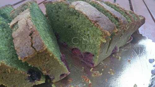 Cake au thé matcha et framboises | yesil matcha cayli ve ahududulu cake