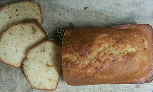 Cake au yaourt de soja à la mangue et morceaux de mangues