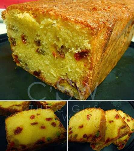 Cake aux baies de goji et fruits confits
