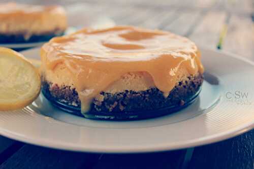 Cheesecake New-Yorkais au combava et lemon curd