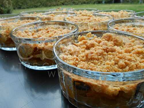 Crumble pommes & baies de goji