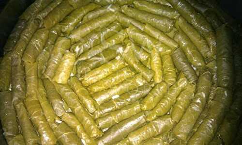 Dolma [feuilles de vignes farcies]