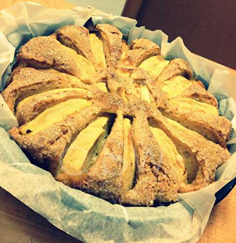 [Gâteau aux pommes tout doux…] Version : vegan, sans gluten et sans lactose