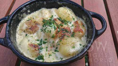 Gratin de gnocchi au gorgonzola