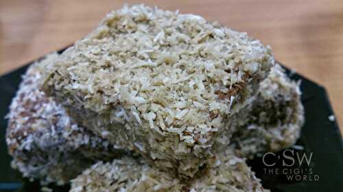 Lamingtons choco-café-coco | çikolatali, kahveli ve hindistan cevizli lamington’lar