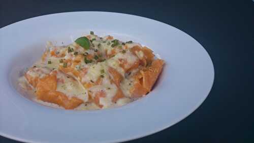 Raviolis rosso farcis au saumon