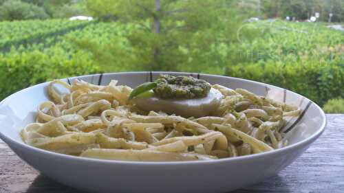 Tagliatelles sauce pesto