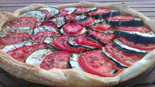 Tarte tomate-courgette