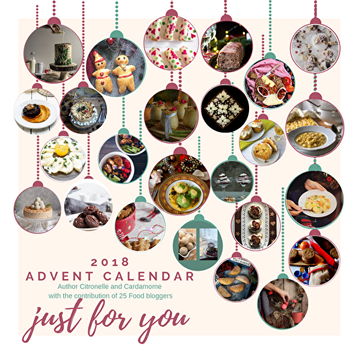 CALENDRIDER DE L'AVENT - 26 RECETTES FESTIVES