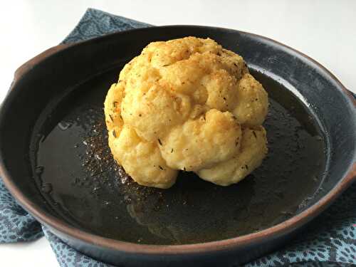 Chou-fleur rôti au four gourmand