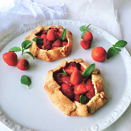 Galette aux fraises|Citronelle and Cardamome