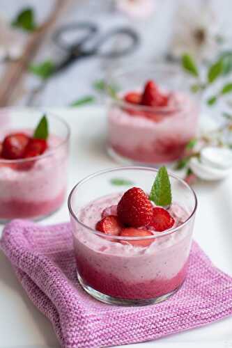 Mousse aux fraises