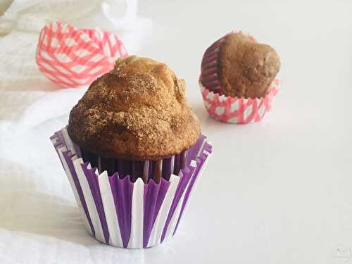 Muffins aux pommes à la farine d'épeautre