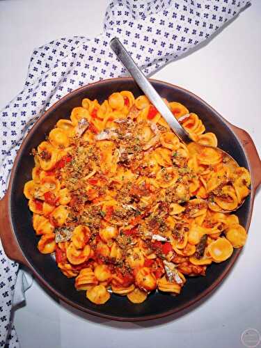 Orecchiette aux sardines en conserves | Citronelle and Cardamome